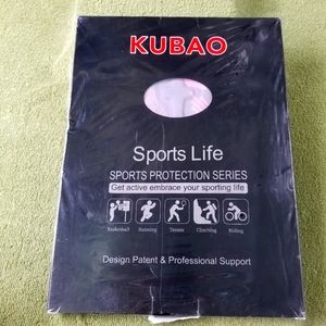 Kubao Sports New Pink/Gray Knee Compression Sleeve Youth XL